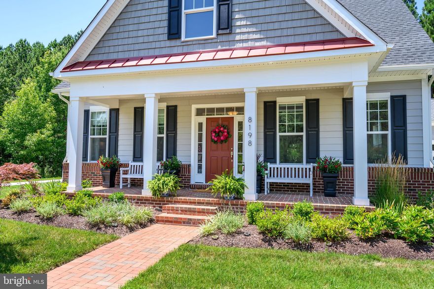 Coming Soon! Coastal-Elegant Living in Easton Village
Built in 2023, this 3-bedroom, 3-bath, 2,650± sq ft home offers coastal-elegant design and thoughtful upgrades throughout. Situated on a corner lot with a back patio overlooking a peaceful wooded backdrop, the home features an open main level with wood floors, a family room with gas fireplace and a custom kitchen with quartz countertops, oversized island, stainless appliances and ample storage. The first-floor primary suite includes a spacious walk-in closet and a bath with dual vanities and an oversized walk-in tiled shower, while a second main-level bedroom is served by a separate full bath—ideal for guests or a home office.
A large first-floor laundry room provides additional convenience with generous storage and workspace. Upstairs, a versatile loft leads to a private bedroom suite with its own full bath and oversized walk-in closet. The home also includes an irrigation system, attached garage, and low-maintenance exterior.
Easton Village offers resort-style amenities including a clubhouse, pool, bocce court, walking trails, and a community marina with access to the Tred Avon River—all just minutes from downtown Easton. Owner Agent