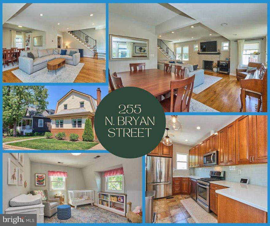 Fresh to the market a charming Dutch Colonial tucked into one of Arlington’s most desirable neighborhoods. A true hidden gem in the heart of Lyon Park—step inside to discover a bright, expanded interior with stylish updates and exceptional livability. This fully renovated 4 bedroom (3 on the upper level, 1 on lower), 3.5 bath gem with 3 finished levels has almost 2,500 finished square feet in an prime location. Nestled on a quiet neighborhood street, it is walkable, bikeable or a short car ride to a host of urban amenities including two Metro stops (Clarendon and Courthouse), the bustling orange line corridor, the shops and restaurants on Pershing Drive, Texas Jacks BBQ,  Bonchon Chicken, the Lyon Park Community Center and playground, Zitkala-Sa park, Rocky Run park, and the Route 50 bike and jogging trail. Extremely convenient to major commuter routes including Washington Boulevard (27), Rt. 50, 10th street N, 1-395, Reagan National Airport, The Pentagon, National Landing  & the Amazon headquarters, and Washington DC.  The detached garage with new door (2024), and a long driveway provide ample parking, and a fully fenced backyard with an inviting patio is perfect  for entertaining family and friends. Inside this jewel is a well designed floor plan with abundant natural light, hardwood floors, and a large living room with a central gas fireplace. The refreshed eat-in kitchen includes new quartz countertops (2023), new backsplash tile (2023), a new sink, faucet and disposal (2023), and a new microwave (2024). The primary bedroom has a beautifully renovated ensuite with a marble vanity countertop, Elfa closet shelving, and plenty of storage, and the upper level hall bath was thoroughly renovated in 2022. The lower level has an interior and exterior entrance,  LVP flooring (Coretec Pride Oak), a generous sized family room/4th bedroom, bonus office space, and a third full bath. The adorable lower level laundry room includes a farmhouse sink & cabinet, ample shelving, and custom butcher block counters over the washer/dryer. Everything you could ask for is in this hidden gem that opens to a spacious, beautifully maintained interior that’s perfect for today’s lifestyle. Nothing to do but move in and enjoy!