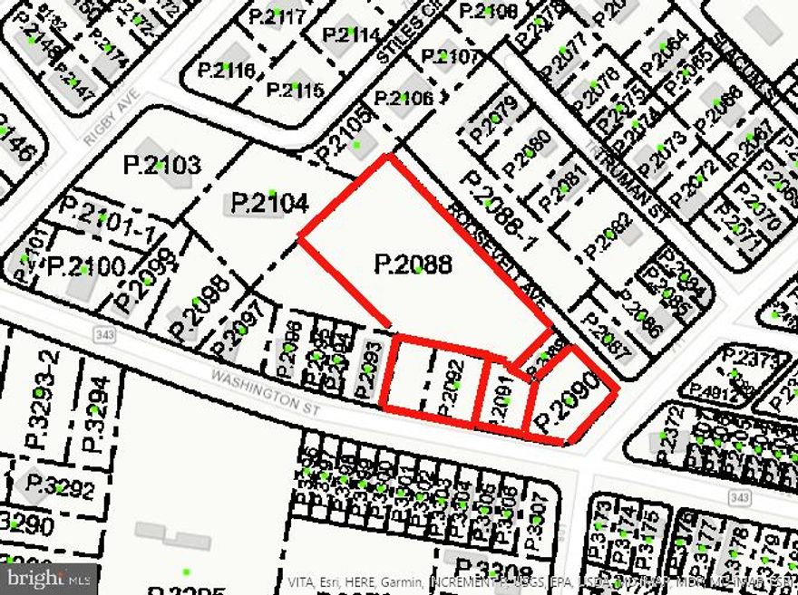 Prime Ground-Floor Development Opportunity at One of the City’s Highest-Traffic Intersections
Rare opportunity to own and develop what many consider the best and most visible intersection in the city—located at the corner of Washington Street and High Street, the first major intersection entering town from the country.  The property is bordered on three sides, including a city-owned paper street with existing infrastructure, offering additional flexibility and potential.  Both the Owner and the City are highly motivated to see this site developed. Zoning & Development Potential Recently rezoned to DWDD (Downtown Waterfront Development District) Permitted uses include: Commercial, Residential, Mixed-use
Multi-story buildings, Mini grocery store And many other allowed uses.  Property Details - Four parcels totaling approx. 61,474 ± sq. ft.. Option to develop the entire site or subdivide and sell portions
Existing electric, water, and sewer already on site.  Cleared by MDE (documentation available)
Location Highlights - Rapidly transitioning neighborhood with new construction and extensive rehabilitation underway 2-minute drive down High Street to historic downtown featuring restaurants, shopping, and preserved architecture One additional minute to the marina, lighthouse, boating, and the waters of the Choptank River. Washington Street provides direct access to Route 50, enhancing regional connectivity
Additional Notes - Choose your own development concept or review the owner’s proposed concept (available upon request). This is a rare, high-visibility development site in an up-and-coming area with strong municipal support and flexible zoning—ideal for investors, developers, or mixed-use visionaries.