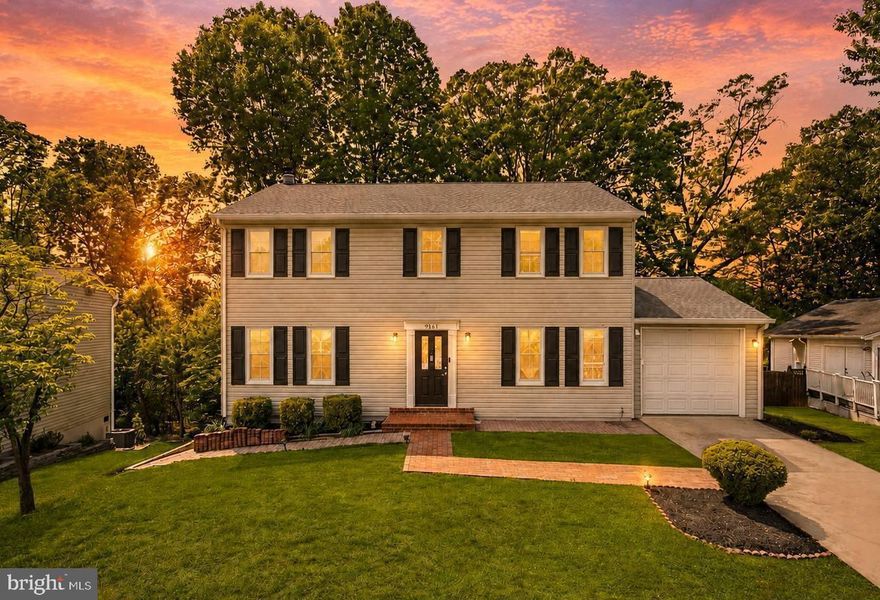 Beautiful single-family home in the desirable Fairfax area featuring a one-car garage and extended driveway, offering approximately 2,763 square feet of living space. The main level welcomes you with a bright, sun-filled living room, leading into a cozy family room with a fireplace and access to a spacious deck overlooking a lush, tree-lined backyard. Adjacent to the living room is the kitchen, which flows into the dining room, creating a functional layout for everyday living and entertaining. The entire main level features hardwood flooring and includes a convenient half bath and laundry room. Upstairs offers four generously sized bedrooms, including a primary suite with a walk-in closet and private en-suite bath, along with three additional spacious bedrooms sharing a hallway full bath. The walk-out basement provides additional living space with a bonus room ideal for a home office or gym, a full bath, and a wet bar, offering great flexibility. Located within the highly sought-after Woodson High School pyramid and offering a prime location with convenient access to shopping, dining, and major commuter routes. Recent updates include roof and siding replaced in 2015, renovated kitchen with island in 2018, HVAC system and washer replaced in 2023, new refrigerator and dryer in 2024, new microwave in 2026, basement refinished in 2026, and full interior repaint completed in 2026.