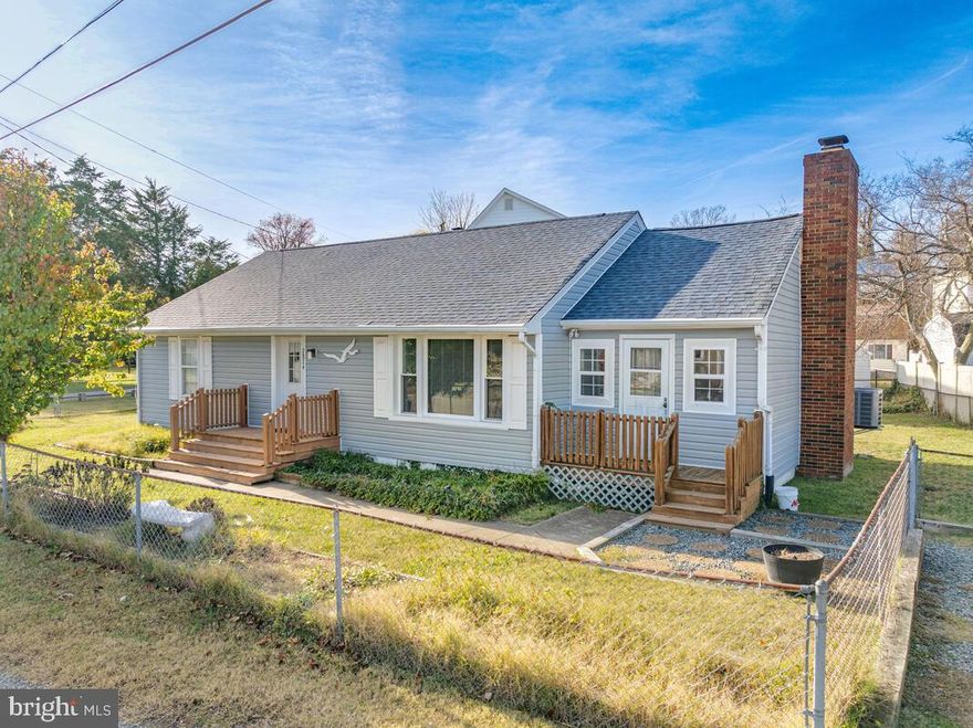 Nestled in a prime location in the private Neeld Estates neighborhood. This rambler is just a block from the Chesapeake Bay.  A 3 bedroom, 1 and 1/2 bathrooms with a water view and access to the private beach. Experience the tranquility of coastal living while being conveniently close to Washington DC, Annapolis and Baltimore. Don't miss out on this incredible opportunity to live by the Chesapeake Bay. New HVAC system, freshly painted, tile and LVP flooring throughout, fully fenced yard.