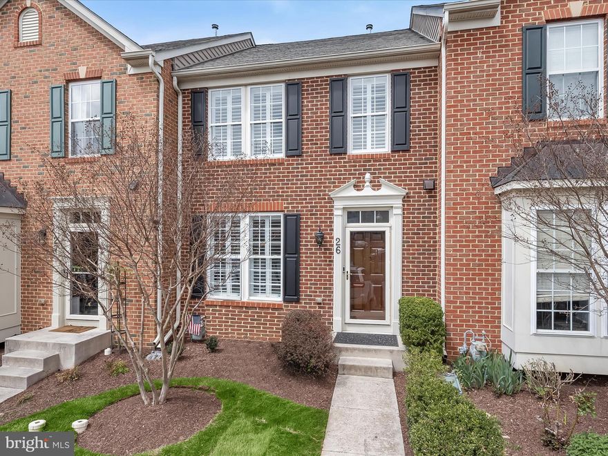 Welcome to 26 Wash House Circle, nestled in the highly sought-after Glenbrook community of Middletown! This beautifully maintained home offers the perfect blend of elegance, comfort, and modern convenience, just steps from the scenic Richland Golf Course and minutes from historic downtown Middletown.

Inside, you'll find an open and inviting floor plan featuring a spacious gourmet kitchen with granite countertops, stainless steel appliances, and a large island ideal for entertaining. The sun-drenched family room, complete with a cozy gas fireplace, step out to the composite deck overlooking a mature tree-lined park area. Conveniently the kitchen area flows into the dining area and formal living space, making it the perfect setting for gatherings of all sizes.

Upstairs, the generous primary suite is a true retreat with a walk-in closet and luxurious en-suite bath featuring a soaking tub, dual vanities, and a separate shower. Three additional bedrooms and a full bath provide ample space for family, guests, or a home office.

The fully finished lower level expands your living space even further with a large rec room, full bath, and tons of storage. Step outside to a private, fully fenced backyard with a stamped concrete patio—ideal for summer barbecues and relaxing evenings.

Located in the top-rated Middletown school district and offering easy access to commuter routes, this home has it all. Don’t miss your chance to live in one of Frederick County’s most charming and desirable neighborhoods!
Updates 2017- Kitchen updates, new island, pantry cabinet customized, above cabinet lighting, basement room finished with closet add (room that has fridge), fresh paint in entire house, basement LVP flooring, glass shower door added to guest bathroom, 2018- Plantation shutters, new roof, stamped concrete patio, 2019- All new KitchenAid appliances- gas oven/ stove, dishwasher, fridge and microwave, 2020- New Hot water heater, 2023- new LVP Coretec flooring in entire house, 2024- attic reinsulated, new washer and dryer, powered room bath updated- new flooring and sink/cabinet.