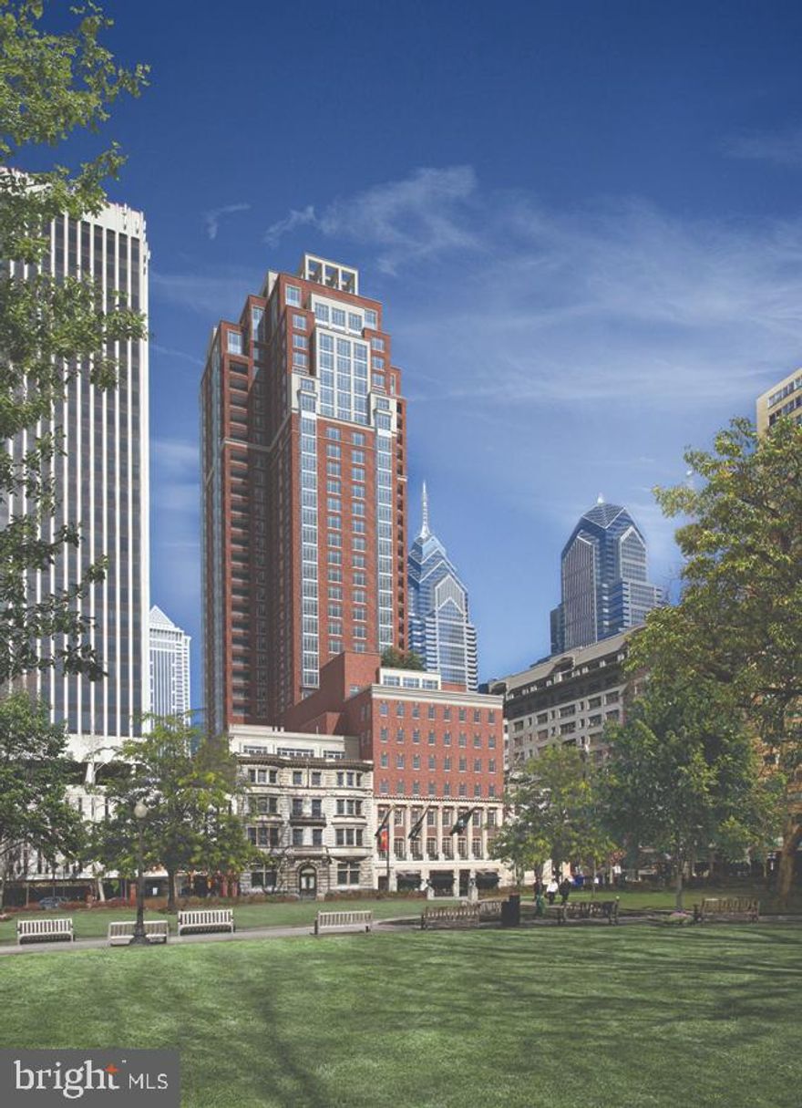 10 Rittenhouse Square Condominium! Luxurious 4-bedroom, 4.5 bath home located on a high floor with sweeping views of Rittenhouse Square, beautiful by day, majestic by night! This 3,700 sq. ft. home has been upgraded with the finest finishes and materials; featuring an open layout, floor to ceiling windows, and great natural light throughout. The expansive living room/dining room boasts spectacular views of Rittenhouse Square and the City skyline, which create a perfect setting for both entertaining and everyday relaxation. Open  kitchen / family room/casual dining with southern  views overlooking the Square. Stunning Customized Poggenpohl kitchen system from Germany, completed with high end appliances, custom cabinetry, and wine storage. Surrounded by Magnificent Cityscape Views. The spacious primary suite includes two ultra luxurious marble bathrooms and two generous walk-in closets. The opposite wing of the home has two large bedrooms, each with their own ensuite bath. The 5 Star resident amenities completes the luxury lifestyle at 10 Rittenhouse including 24 hour concierge service , doormen, parking, a chauffeur driven BMW 740i, indoor pool,. fitness center, wine storage, a resident lounge, party room, board/conference room, catering kitchen and a guest suite! Located in Philadelphia s most distinguished neighborhood. Residents of 10 Rittenhouse are surrounded by shopping, world class restaurants, museums, parks and more. Two on site garage parking spaces are included.