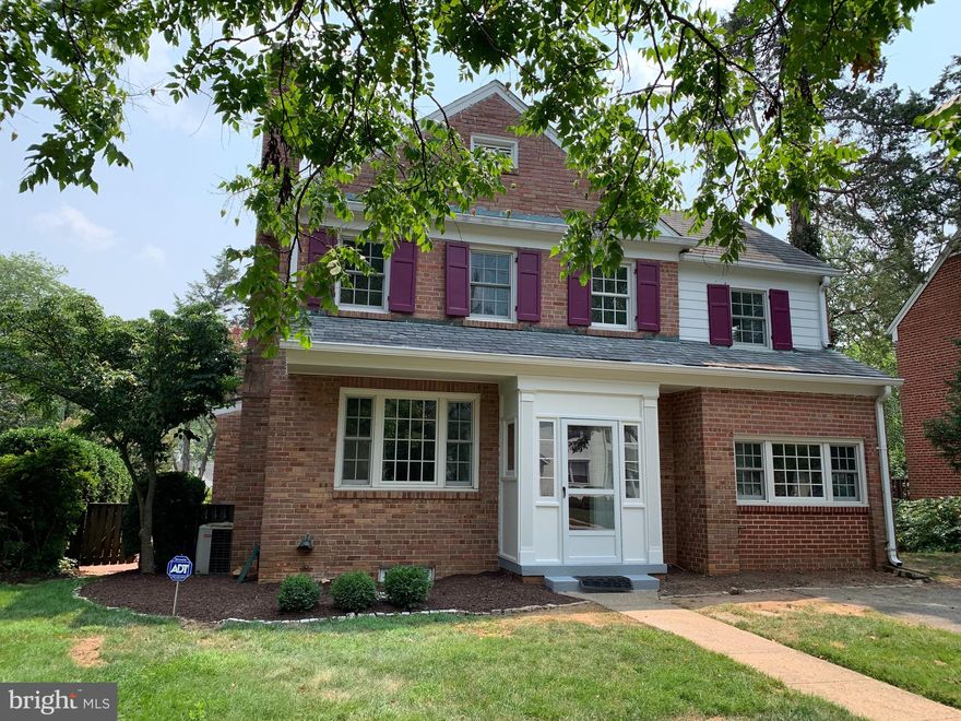 Newly renovated and updated sun-filled 3 bedroom, 3 full and 1 half bathroom house with an open plan. Large kitchen/family room addition overlooking flagstone patio and large fenced back yard.  First floor home office with built-ins can also serve as guest bedroom. Finished basement with full bath and outside entrance is perfect for playroom or quiet study space. 3 bedrooms and 2 full bathrooms on the second floor with fresh paint and refinished hard wood floors.  Minutes from Washington, D. C.  and downtown Bethesda, a 5-minute walk to Shepherd Park.