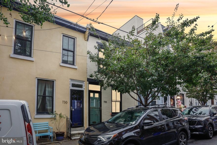 Welcome to 738 N Judson Street — a charming and beautifully maintained 2-bedroom, 1.5-bathroom row home tucked away on one of Fairmount’s most coveted and picturesque blocks.

As you step inside, you are greeted by a cozy living area in the front of the home, perfect for the colder weather and Fall season.  Hardwood floors throughout the home lead you into your dining area which is perfect for hosting those get-togethers in the Holidays and continues into your recently updated kitchen at the back of the home with new butcher block counter tops and tile flooring. The kitchen offers plenty of prep and cabinet space — perfect for those people who like to cook and entertain. You have a powder room which rounds out the main level.

Upstairs, you’ll find two spacious bedrooms with generous closet space and a full hall bath. The primary bedroom overlooks the tree-lined street, offering a peaceful retreat in the heart of the city. The private back patio provides a cozy outdoor escape — ideal for morning coffee, gardening, or dining al fresco.

Located on one of Fairmount’s most desirable blocks, 738 N Judson St offers the perfect blend of quiet, residential living with unbeatable city convenience. Enjoy easy access to neighborhood favorites like Tela’s Market, Black Taxi, Hilltown Tavern, Jack's Firehouse and Angelino's!  Plus you're super close to cultural landmarks such as The Philadelphia Museum of Art, Kelly Drive, and the Schuylkill River Trail — all just minutes away. With close proximity to Center City, public transportation, and major highways, commuting couldn’t be easier.

This home embodies the quintessential Fairmount lifestyle — classic Philadelphia charm, walkability, and a welcoming community feel.

Don’t miss your chance to call 738 N Judson Street home!