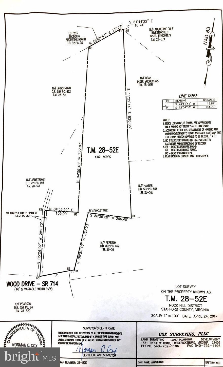 IMPROVED PRICE.  Build your dream home on this quiet, private country setting, yet close to everything. Beautiful 5 acre lot zoned A-1 in North Stafford. Current 4 bedroom perc. Current Plat. Located at the end of a cul-de-sac.