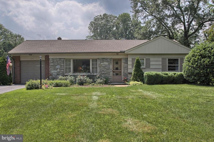 3 bedroom brick and stone ranch home in Manheim Township's Beverly Estates. Hardwood flooring, bay window in living room, new roof and gas heat. Plenty of storage with closet space and full basement. Rose garden in front yard and convenient location.