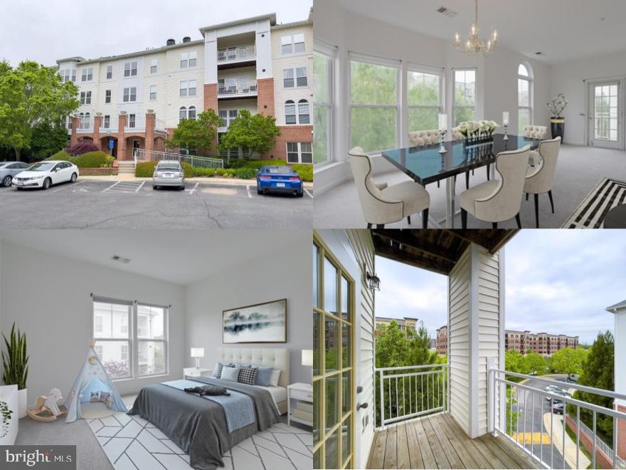 Welcome home! This bright, corner condo unit features 2 sides of windows, allowing the natural light to pour in. Enter the foyer to the open floor plan of the kitchen, living, and dining rooms--perfect for entertaining. Enjoy the warm spring evenings on the balcony while listening to the birds! The primary bedroom offers a large walk-in closet, and private bath with newly renovated walk-in shower with modern subway tile and Carrera-look floor. Second large bedroom has multiple closets and access to second full bath with full-size washer and dryer. Well-maintained with new carpet throughout. 
Moments to the Vienna Metro station, plus routes 66, 50, 29, and 495, your commuting options are endless.  Just a short drive brings you to the shopping, dining and entertainment options at the Mosaic District.  Daily conveniences, groceries and errands are a breeze at the updated Fairfax Circle shopping center. Located in the exceptional school pyramid including Mosby Woods Elementary School, Thoreau Middle School, and Oakton High School.