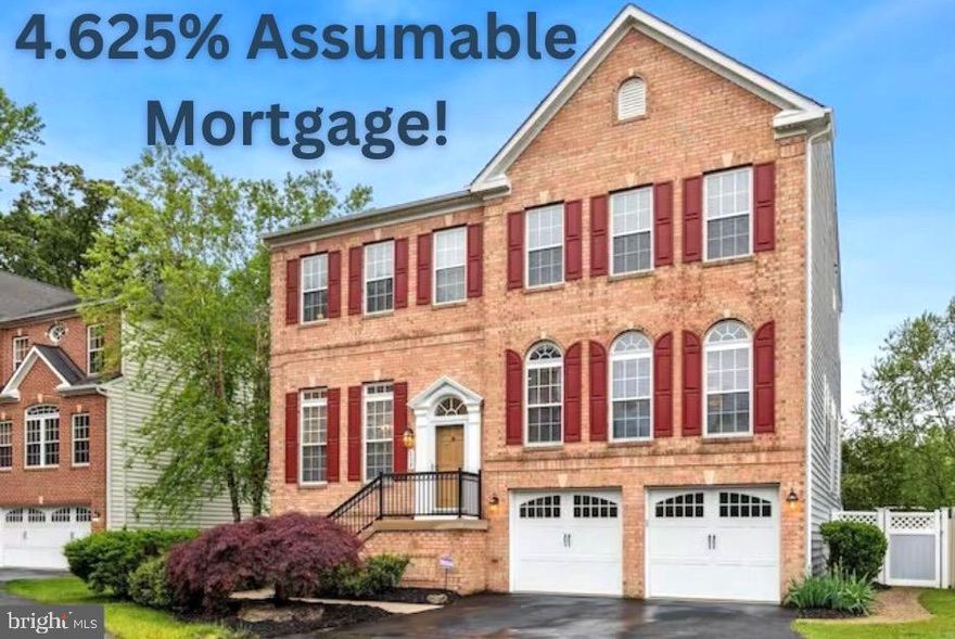 4.625% Assumable mortgage!! Step into over 5,000 square feet of effortless style and comfort in this  stunning 4-bedroom, 2.5-bath Colonial tucked away on a quiet cul-de-sac in the sought-after Bowen Manor community of Annapolis. With soaring ceilings, abundant natural light, and a flowing open layout, this home was made for both grand entertaining and easy everyday living. The main level features a gourmet kitchen with a large center island, double ovens, and a bright eat-in area that opens seamlessly to the family room with a cozy gas fireplace. Just off the kitchen, a sun-drenched sunroom offers the perfect space for morning coffee, casual dining, or relaxing with a good book. You'll also find a private home office behind French doors, along with formal living and dining rooms accented by detailed moldings and beautiful custom touches throughout. (Please note, some photos are renderings to allow for visualizing rooms with different paint colors)

Upstairs, the expansive primary suite is a true retreat, complete with a lighted tray ceiling, a massive walk-in closet, and a spa-inspired en-suite bath. Three additional generously sized bedrooms provide plenty of space for family and guests, served by a well-appointed full hall bathroom. A convenient upstairs laundry room adds everyday ease and efficiency.

The walk-out lower level features an additional family room, offering the perfect spot for casual lounging, movie nights, or playtime. With plenty of open space, this level also provides endless possibilities to customize — create a rec room, home gym, media room, or even a guest suite to suit your needs.

Enjoy evenings on the expansive deck overlooking a fully fenced backyard—perfect for summer barbecues, playtime, or peaceful relaxation. Minutes from major commuter routes, shopping, dining, and historic downtown Annapolis, this home delivers the space, location, and lifestyle you’ve been searching for. Don’t miss your chance to make this your next home!