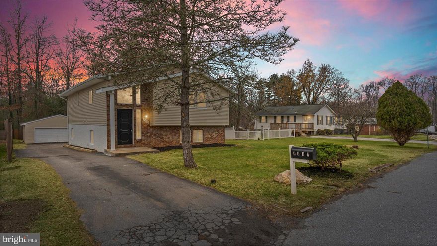 Welcome home to this beautifully renovated split foyer that offers modern style, bright open living spaces, and thoughtful updates throughout. Step inside to find the clean contemporary finishes you love, including fresh flooring, updated lighting, and a stunning kitchen with quartz counters, ceramic backsplash, and sleek stainless steel appliances.
The upper level features comfortable living and dining areas with plenty of natural light, along with well appointed bedrooms and beautifully updated baths.
The fully finished lower level provides fantastic additional living space with a cozy fireplace, a full bathroom, and an extra bedroom, perfect for guests, an office, or a private retreat.
Outside, the property offers an impressive amount of space along with a detached two car garage, providing excellent storage, parking, or workshop potential.
This home blends modern comfort with classic charm and is move in ready from top to bottom. A wonderful opportunity to enjoy a beautifully refreshed split foyer on a generous lot.