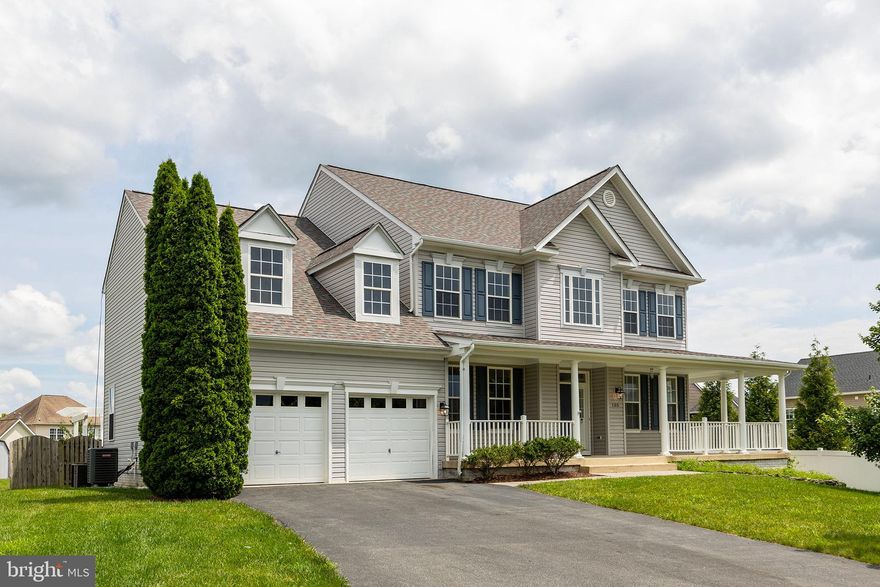 Welcome to 105 Braxton Ct, Winchester VA!
This stunning Colonial-style home offers over 3,500 square feet of beautifully updated living space with modern features throughout. Step inside to an inviting open floor plan that seamlessly blends functionality with style, featuring formal living and dining areas, a well-appointed kitchen, and a main-level den, ideal for those of you who work from home! Home is freshly painted and ready for your decorating touches!

Upstairs, retreat to the spacious primary suite complete sitting area, enormous walk in closet and a luxurious his-and-her bathroom setup. Down the hall, you’ll find three generously sized guest suites, plus an additional full hall bath for added convenience.

Magnificent fenced in HUGE level back yard! The fully finished walkout basement offers plush newly replaced carpeting and endless possibilities—perfect for entertaining, a media room, or home gym. Outside, enjoy the expansive, fully fenced backyard with a custom deck, featuring built-in seating, porch swing and table—ideal for summer gatherings. A large storage shed conveys. The home also includes a 2-car garage and an unfinished utility/storage room in the basement for all your organizational needs.

Don’t miss this incredible opportunity to own a spacious, move-in-ready home in a desirable location