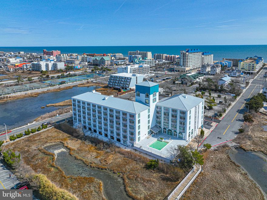 Prime investment opportunity at the Coconut Malorie Resort in mid-town Ocean City, MD, located next to the iconic Fager’s Island restaurant.  This largest 1 BR/1 Bath floor plan in the building, offers extra living space that guests love, making it an ideal short-term rental or vacation get-way with income potential.  Guests enjoy resort style amenities including a bayfront outdoor pool, sundeck and walkable access to restaurants, nightlife and the beach.  Strong rental appeal thanks to its sough-after location, spacious layout and proximity to Ocean City’s most popular bayside dining and sunset views.  Turn-key opportunity to own in one of mid-town’s most recognizable condo resorts. The Coconut Malorie amenities include an outside pool, hot tub, game room, billiard room, fitness center with views of the ocean & bay, 2 elevators, parking lot, huge lobby for relaxing, on-site security, and front desk agent. The quarterly HOA fee includes all utilities-water, sewer, heat & AC, insurance, cable TV & trash. This mid-town Ocean City, Maryland location is convenient to Rt. 90, the Roland E. Powell Convention Center and many of the city’s local attractions. This unit is currently included in the Coconut Malorie’s rental program.