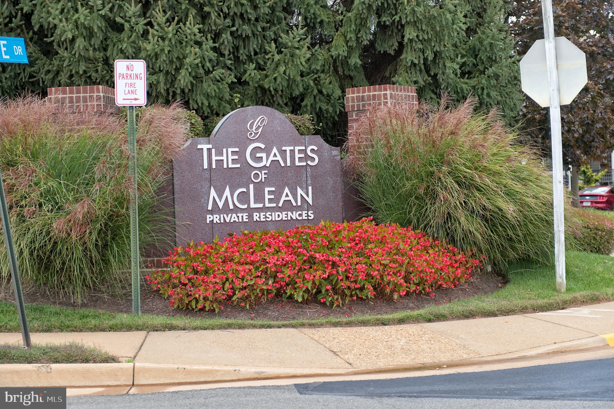 Spacious 3BR/2BA home in the gated community of Gates of McLean! Only 1 BLOCK to Silver Line Metro & Easy Access to Tysons Shopping & Restaurants! - Crown Molding, Washer/Dryer, Private Patio, Walk-In Closet, Dual-Sink Vanity, Recessed Lighting, Built-Ins, Breakfast Bar, Secure Building, 2 Dedicated Parking Spaces. Water & Trash Included in the rent!!