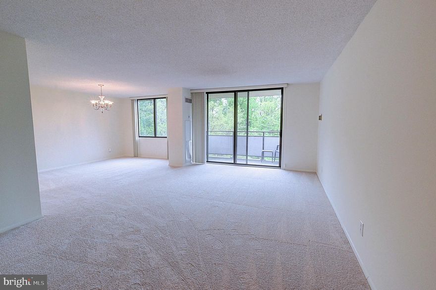 Welcome to your new sanctuary – a stunning two-bedroom, two-bathroom apartment that offers an impressive 1330 sq. ft. of living space in Bethesda, Maryland. This is more than just a place to live; it's a home that embodies luxury, comfort, and convenience.

Step inside and be greeted by a beautifully renovated space designed for modern living. The kitchen is a true showstopper, boasting stainless steel appliances, soft-close cabinets and drawers, and a layout perfect for cooking and entertaining. The attention to detail extends to both bathrooms, which also feature soft-close drawers for added convenience and a touch of luxury. The living area is equally impressive, offering a spacious and inviting atmosphere ideal for relaxing or hosting guests.

The bedrooms are your private oases, each offering a cozy and comfortable space to unwind. The primary bedroom features a luxurious ensuite bathroom with a walk-in shower, providing a spa-like experience right in the comfort of your own home. Brand new carpet throughout the apartment adds an extra touch of warmth and comfort.

Now, let's talk about what's just outside your door. Chef Tony's Restaurant on the Arcade level is a gem within the community, offering delicious seafood and a warm atmosphere that's hard to beat. And the arcade shops? Whether you need to pick up a few things at the Market or treat yourself at the beauty salon, everything you need is right here.

This place isn't just about the views and the serene surroundings, though they are spectacular. It's also about the ease of living with amenities that feel like they're tailored just for you. From the state-of-the-art fitness center to the indoor and outdoor pools, and not to forget the tennis courts, pickleball court, and community garden, it's all about enhancing your lifestyle. The building also offers a clubroom, library, and meeting rooms for your convenience.

You're right in the heart of everything here – close to transportation, shopping, and dining, with the Wildwood Shopping area practically at your doorstep. And yet, within your home, it's peaceful and quiet, offering you a sanctuary from the hustle and bustle.

If you're looking for a place that combines the tranquility of a serene retreat with the vibrancy of community living, let's schedule your private tour today and experience the perfect blend of luxury, convenience, and community in Bethesda.