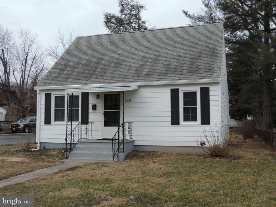 WELCOME HOME SWEET HOME!  THIS 4 BEDROOM, 1 BATH CAPE COD IS IN MOVE IN CONDITION!  Numerous updates to include new kitchen cabinets, new dishwasher & refrigerator & microwave & Kohler dbl sink, under cabinet lighting, new carpeting, living rm floor refinished, main level windows replaced, upstairs windows approx. 5 years old, new 200 amp service panel, new hot water heater!  Recorded right of way