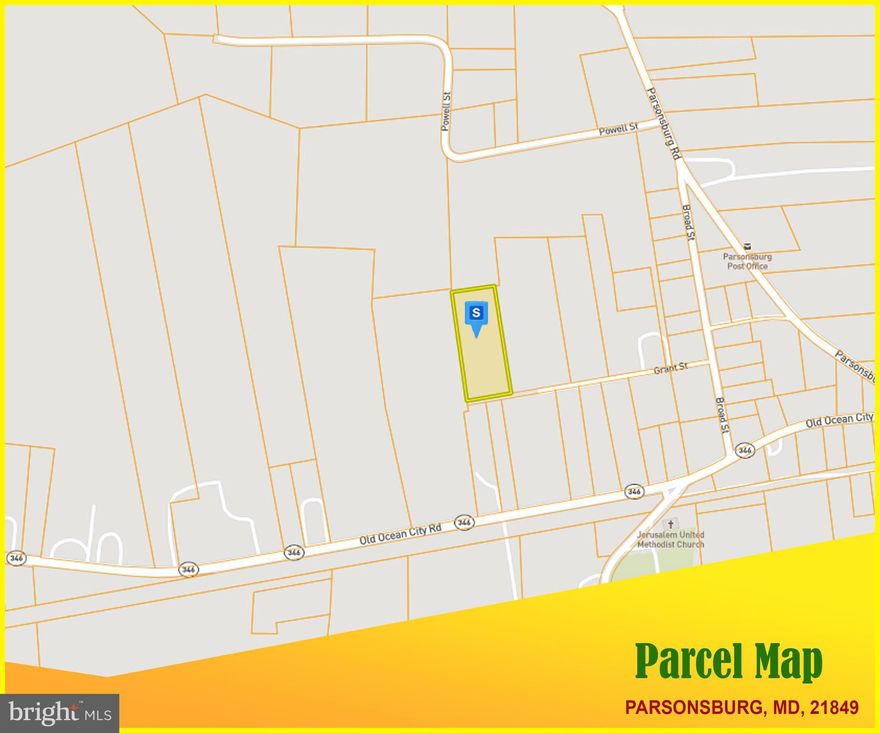 POST AUCTION: MAKE AN OFFER! Deposit: $5,000. Lot of Land located in the Parsonburg area of Wicomico County.
Just a Short Drive to Downtown Salisbury & Ocean City, MD. Easy access to major traffic artery US-50 W (Ocean Gateway) 1 Acre (+/- 43,560 SF). Vacant Lot of Land.