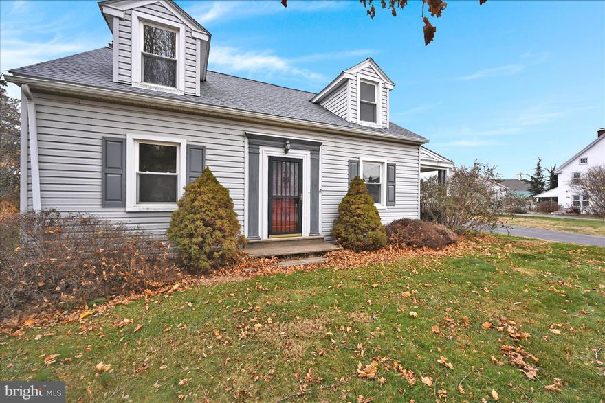Charming, freshly painted country cape cod. NEWER furnace, hot water heater, windows, roof, ect. The view from the back yard is a beautiful 170 acre plus family owned farm. Four bedrooms, two of which are huge. This home could use a little updating, but is a great home to raise a family. Conveniently located minutes from 272. This property would also make a very rentable investment property.  Bring your buyers and investors.
