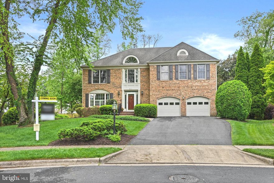 OPEN SUN 5/18 1-4PM. Welcome to this elegant 3-story brick Colonial situated on an oversized 1/3-acre lot in a serene, tree-lined Vienna cul-de-sac. This timeless home offers 4 bedrooms, 4 full bathrooms, and 1 half bath, with gleaming hardwood floors throughout the main level. The layout includes a formal living and dining room, a cozy family room with a wood-burning fireplace, and a private study—perfect for working from home. The beautifully updated kitchen features an island cooktop, abundant cabinetry, and generous counter space, ideal for daily living and entertaining. Upstairs, the luxurious primary suite offers a sitting area and a spa-like, renovated en-suite bath with a soaking tub and dual vanities, while three additional spacious bedrooms provide ample space for family or guests. The partially finished lower level includes a spacious recreation room with a second wood-burning fireplace, a full bath, and flexible areas for a gym, media room, or storage. French doors open to an expansive deck and covered pergola, overlooking a fully fenced, beautifully landscaped backyard. The professionally landscaped front and rear yards add to the home’s exceptional curb appeal. A 2-car garage and a backup whole-house generator provide added convenience and peace of mind. Just a short walk to the vibrant Town of Vienna and close to top-rated schools, shopping, and dining, this outstanding property blends charm, function, and location in one of the area’s most desirable communities.