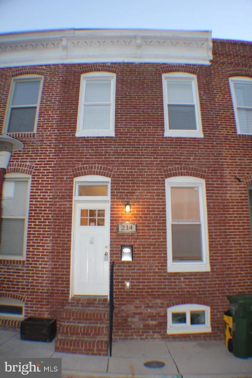 Welcome to this beautifully renovated townhouse on a quiet, home-owner block, steps from Johns Hopkins, Patterson Park, & convenient to Butcher's Hill area amenities. Main level LR & DR feature hardwoods, ceramic floors, chef's kitchen with granite & SS appliances, breakfast bar, powder room & stone patio. Upstairs features 2 bedrooms, walk-in closet, luxury bath with jetted tub and laundry.