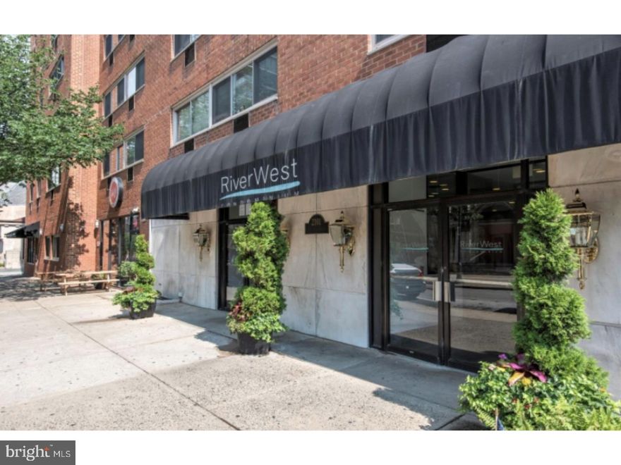 RENT at RiverWest!! Located in the Rittenhouse Square area, a wonderful opportunity to own a beautiful one bedroom one bath condo at RiverWest Condominiums. Sweeping views of the city with an abundance of natural lighting.Condo fees include - 24hr Lobby Attendant/Doorman, ALL Utilities (electric, gas, water, heat, A/C) included - Beautifully renovated Fitness Center - Free access to the Business & Entertainment Center (with TV, internet access and conference room) - On site Laundry Facilities - On site Management Office - ATM machine in lobby. ALL UTILITIES ARE INCLUDED as well as a state of the art fitness center, basic cable, and 24 hour lobby attendant. Convenient parking is also available in the attached garage for an additional monthly fee. 100 RATING for WALKING and TRANSIT area. Close distance to Center City businesses, UPenn, Drexel, CHOP, Rittenhouse Square, post office, grocery, 24hr Fedex/Kinkos, shopping, dining, and nightlife - Multiple SEPTA bus/trolley routes and Amtrak station within a few blocks. Pets are allowed. Unit will be freshly painted.