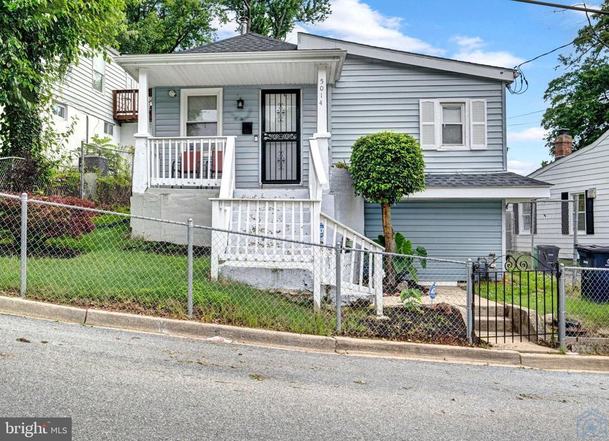 Property being Sold AS-IS !Discover a remarkable opportunity with this turnkey property located just minutes outside the vibrant city of Washington DC. This single-family residence features 3 bedrooms, 1 full bathrooms, and over 800 square feet of living space. With a finished basement, wood floors, and a brand new roof ( installed in 2022) this home offers both comfort and sustainability. Enjoy the convenience of in-unit washer and dryer. Sit  out on your front porch and BBQ on your deck !! This is a great starter home.. LOTS OF STORAGE SPACE!!!! Don't miss out on this fantastic turnkey property near Washington DC. Seller is requesting a 60-day leaseback. Contact the listing agent  now for more details and to schedule a viewing.