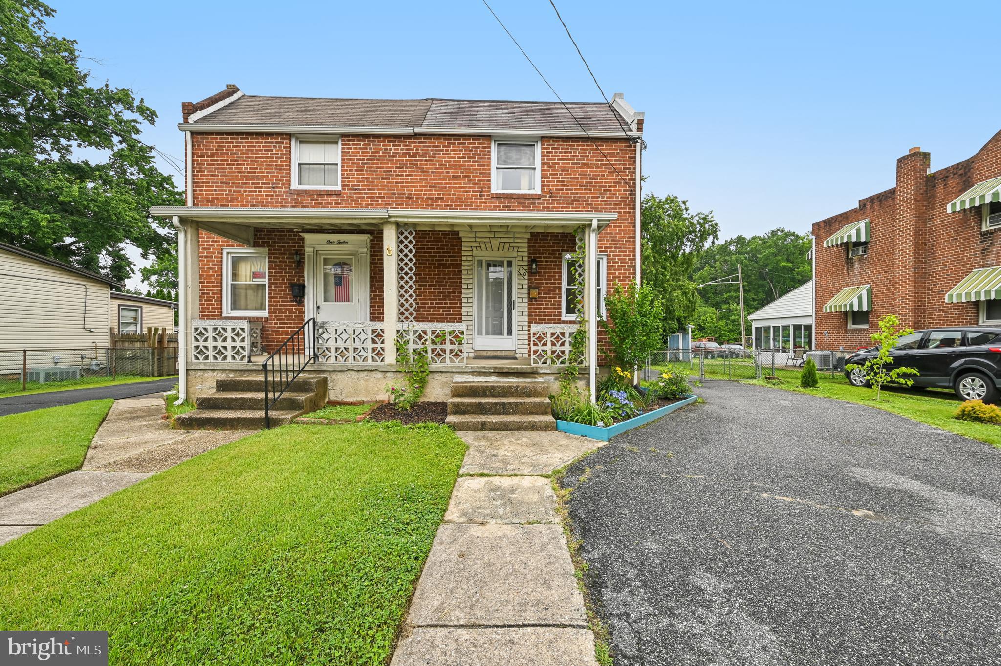 Welcome to this well-maintained semi-detached home in Essex. Featuring two bedrooms, one full bath, and one-half bath, this property offers a comfortable and functional layout. Enjoy year-round comfort with central A/C and make the most of outdoor living with a new deck, covered front porch, and a fully fenced yard complete with a garden bed. The finished basement includes a convenient half bath, perfect for additional living or entertaining space. A detached garage, driveway, and ample parking add to the home’s appeal.