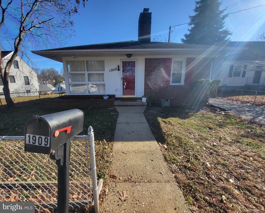 A cozy single family home with 2 bedrooms / 1 bath. Spacious backyard with large wrap around deck for large family get togethers or for your pet to roam. Perfect starter home or for anyone in need of a beautiful 1 story home. Newly remodeled restroom. New central air / heat pump. Peaceful neighborhood. Easy access to I-70 and 695.