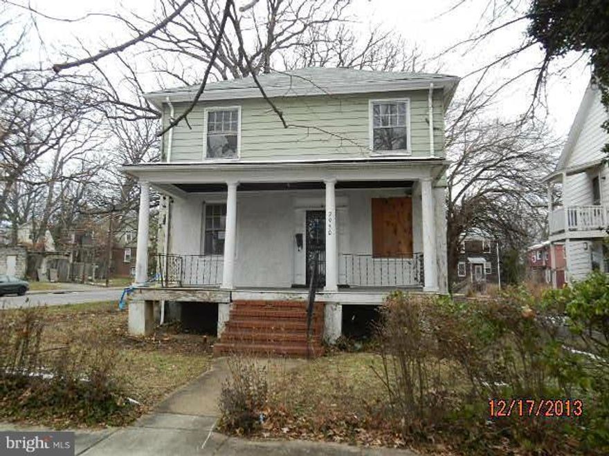 Homesteps Property!  Charming single family detached home boasts large bedrooms,  5 Bedrooms total.  Enjoy separate dining room and large kitchen.  Use the spacious unfinished basement for added storage space or added living area.  Close to I-695 & I-83.  A great starter home or add to your rental portfolio.