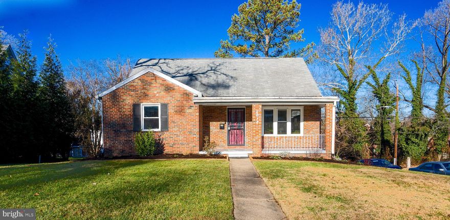 Welcome home to this charming and meticulously maintained 3-bedroom, 2 full & 2 half bath single-family Cape Cod gem! Move-in ready with a fresh coat of paint throughout. Primary bedroom is on the main level with large walk-in closet to the ensuite bathroom. This wonderful home has many updates to include shower doors and a low-flow toilet in the primary bathroom (2022). Windows are updated throughout the home, ensuring ample natural light. New carpet installed December 2023 in the primary bedroom & closet, basement, both upper bedrooms and the upstairs hallway, makes this home both practical and inviting. Fantastic updated kitchen with all appliances include a refrigerator (2020), water conditioner (2020), washer & dryer (2021), while the microwave, range, and dishwasher are all less than 7 years old. The kitchen sink faucet has the added bonus of being touch-less. New insulation in the attic and basement, contributing to improved energy efficiency (2022). New steps for both staircases were added in 2021. The technological advancements continue with hardwired CAT5 internet connectivity from the living room to the basement ceiling outlet. The upstairs left room features a new outlet on its own breaker, providing convenience and flexibility for your electronic needs. New HVAC system installed in 2023. HVAC system also has humidifier for comfort in all seasons. The thermostat was updated in 2020 for enhanced climate control. Don't miss the abundance of storage space throughout the home. Security is at the forefront with the inclusion of the Eufy Home Security System and a Phillips Hue light system in the living room, kitchen, and basement. The Schlage SmartLock on the inner front door, coupled with the smart lighting and security system compatible with Google and Apple, ensures peace of mind for you and your loved ones. Enjoy the outdoors with Herring Run Park just a block away and the picturesque Lake Montebello a mere 10-minute bike ride from your doorstep. Covered gutters, only 6 years young, offer additional protection and ease of maintenance. Don't miss the opportunity to make this house your home—a perfect blend of modern amenities and classic charm!