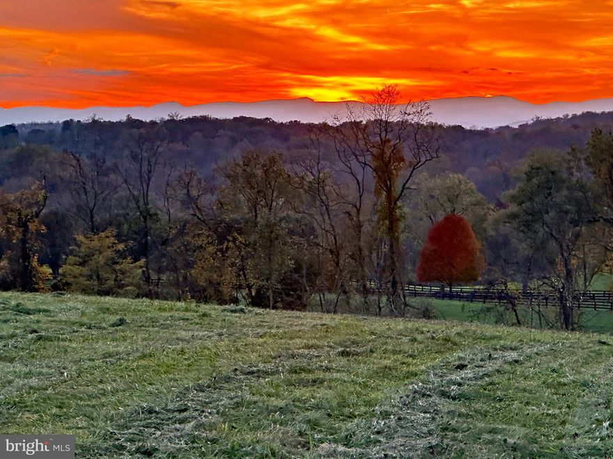 Great mountain views, mountain and valley views.  This lot has it all.  One mile from Olde Town Warrenton on popular Springs Road, mostly open, rolling, 9 acres in two lots sold together (4 ac. and 5 ac.)  Opportunity for family or friend to live side by side.  Please do not drive on land without appointment with lister.   Owner lives nearly.