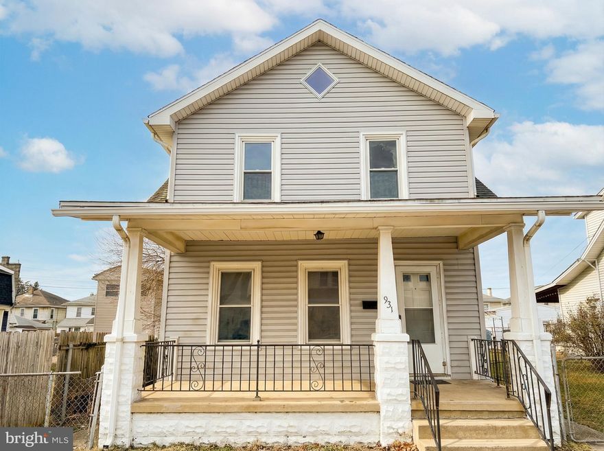 Welcome to 931 E Princess St, a detached brick colonial home, located conveniently close to Sherman St, Mt Rose Avenue and Hill St where you'll be sure to evade rush hour traffic with multiple routes. Built in 1940, this two-story residence showcases functionality and a durable brick exterior, offering both lasting curb appeal and low-maintenance living. Inside, three bedrooms and one full bath are complemented by an easy flow and windows that fill the home with natural light, creating an inviting and comfortable atmosphere. With an updated HVAC system,  you'll be sure to have year-round comfort, while the welcoming front porch provides the perfect spot to enjoy quiet mornings or unwind in the evening. A detached garage adds valuable storage and parking flexibility, and the backyard offers space for gardening, BBQ-ing, or future projects. Located within a walkable, community-oriented area of York, this home offers easy access to local dining, shopping, parks as well as easy routes to I-83, Route 30, Route 74, and Route 24, making commuting to Harrisburg, Lancaster, Baltimore and surrounding areas simple and efficient. Whether you’re a homeowner seeking a charming city residence or an investor looking for a solid opportunity in a market known for affordability and demand, this colonial delivers versatility, value, and a true sense of place.