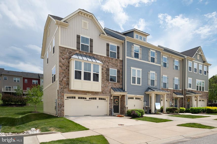 SUBJECT TO RELEASE. Move-In Ready End-Unit Townhome in Creekside Village at Tanyard – Wexford Model

Welcome home to this stunning, like new end-unit townhome in the highly sought-after Creekside Village at Tanyard! This spacious Wexford model offers 3 bedrooms, 2.5 bathrooms, and one of the most open floorplans available.

The gourmet kitchen is a true showstopper, featuring stainless steel appliances, granite countertops, maple cabinetry, and an oversized island perfect for entertaining and everyday living. Beautiful hardwood floors run throughout the entire main level and staircase, complemented by surround sound pre-wiring throughout the home.

Step outside to enjoy the balcony with low-maintenance Trex decking. Brand-new carpeting has just been installed in all bedrooms and the lower level. The spacious primary suite includes a walk-in closet and a luxurious en-suite bath with dual sinks and a soaking tub. An upgraded washer and dryer are conveniently located on the bedroom level.

Additional highlights include: