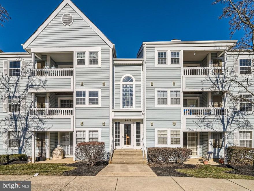 Step into your new home of modern living with this  2-bedroom top level condo located in Ellicott City. As you enter, be greeted by the warmth of wood floors, creating a timeless and inviting atmosphere. The updated kitchen boasts nice white cabinets and sits adjacent to your separate dining room. The nicely sized living room stays cool with a ceiling fan and sliding door that leads to your balcony to enjoy some time outdoors.  The primary suite, with a walk-in closet and private bathroom, is a place to relax and unwind. Both of the 2 full bathrooms have had updates, new floor, new fixtures.  Fresh paint in bedrooms and bathrooms, neutral colors throughout.  All windows are quality Anderson Windows. The community features tennis courts, tot lot, and an outdoor swimming pool. Situated in a desirable location, easy access to nearby amenities, entertainment, and major routes.  Newly installed HVAC system in late 2023.  Come check out this fantastic condo!