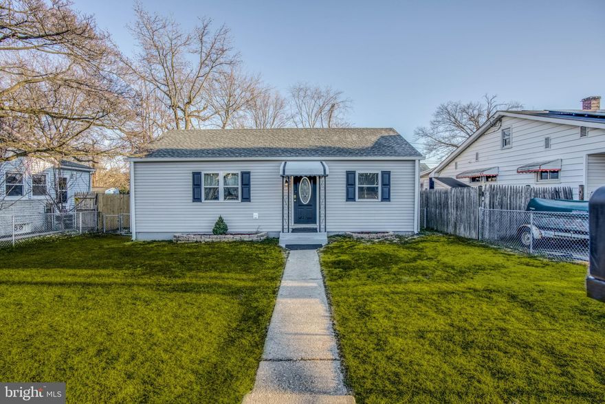 Beautiful home that was fully renovated within the past 2 years includes newer roof, HVAC, electric, plumbing, water heater and rear deck. Walk in to the  living room and open floor plan to enjoy the beautiful renovated kitchen.  You'll also find 3 bedrooms and a renovated bathroom, In the back you have a laundry area with half bathroom.  Enjoy the outdoors on the rear deck and fenced-in rear yard. This home is a must see!