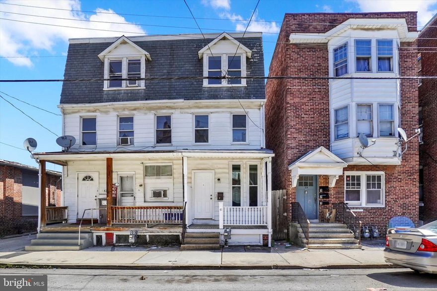 Welcome all investors and owner occupants!  Enjoy low maintenance living with luxury vinyl plank flooring throughout, other than the new carpeting on the steps.  The home has been refreshed with all new paint.  The extra 1/2 bath is a huge benefit, not to mention the washer and dryer hook-ups are also on the main floor!  There is a nice size bedroom on the 2nd floor and a smaller bedroom that was previously used as a child's bedroom.  There are two more bedrooms on the 3rd floor.  One is not currently private but could very easily be made private.  Additional satisfaction and convenience provided with your fully fenced back yard and 1 car detached garage.  Make it yours today!