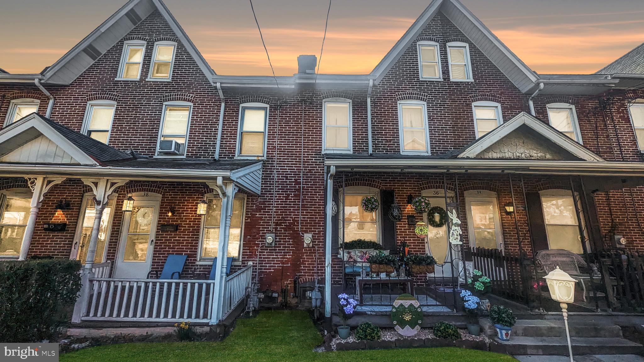**UPDATE** NEW ROOF just installed 7/24/25! Great Turnkey Investment Opportunity in the West End! 4Bed/1Ba Brick Townhome. Front Porch, Hardwoods Throughout. LR w Built-ins, Dining Rm, Kitchen and Bath updated approx 2016. Eat In Kitchen w White Cabinetry and Gas Cooking. Mudroom/Laundry and door to fenced rear yard. 2nd Level has 3 Bedrooms and a full hall bath. Finished 3rd Floor 4th Bedroom. Unfinished Basement with oil forced hot air heat and Gas Hot Water. Low Taxes! Fantastic Long Term Tenant leased at $1300/mo till 4/2026. Great addition to any investment portfolio!