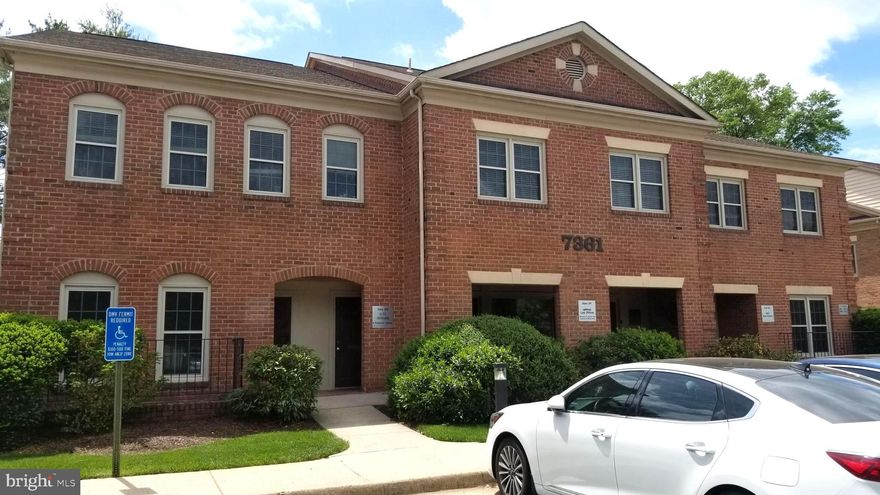 This office condo was renovated few years ago.  It's located on the Parking lot level.  No stairs.