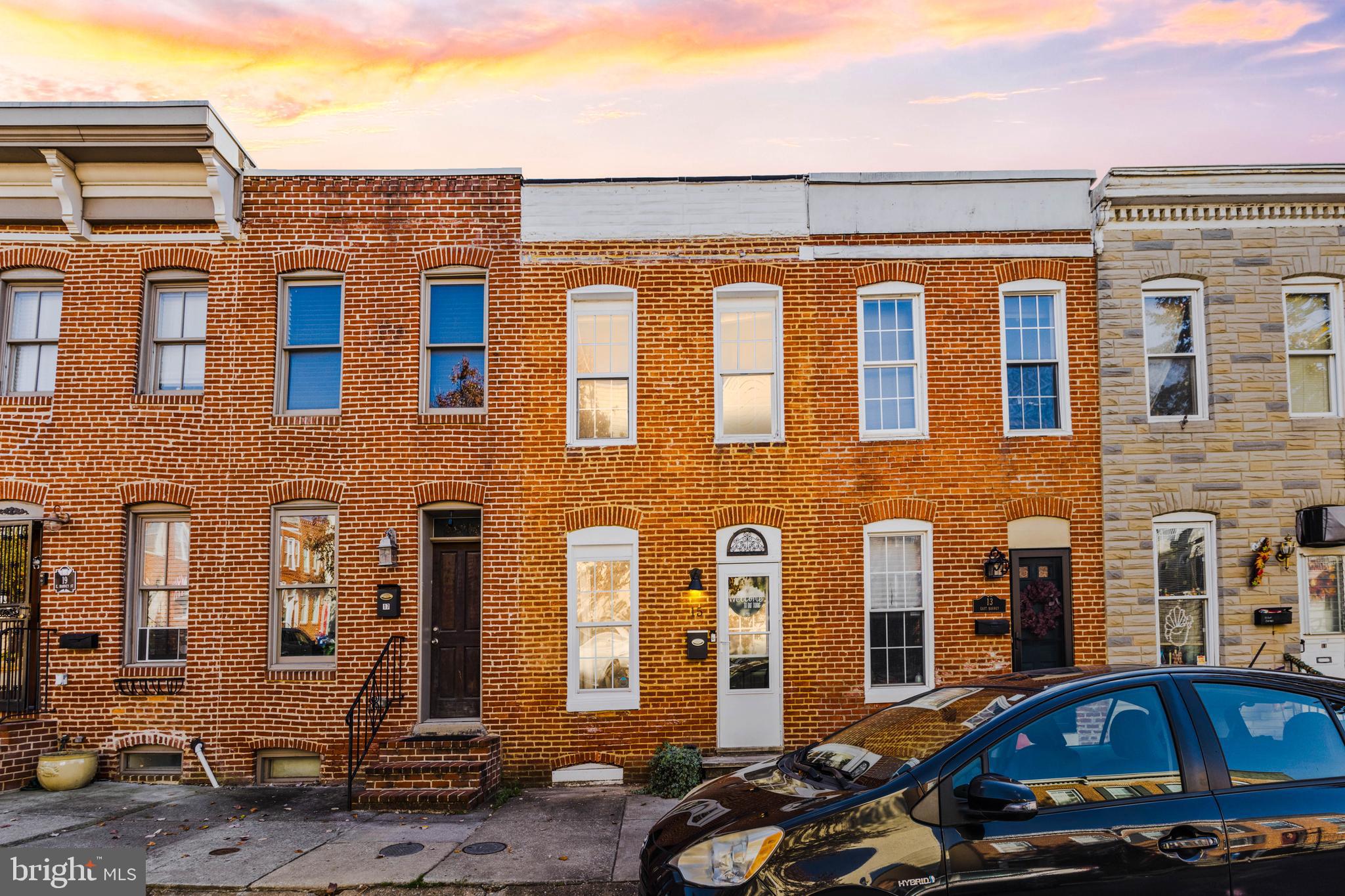 Welcome to 15 E Barney Street! This tastefully updated rowhome offers a perfect blend of charm and modern convenience, featuring two spacious bedrooms, a full bathroom upstairs, and a convenient half bathroom on the main floor. The open floor plan invites you to enjoy a centrally located kitchen that flows into an additional dining space, ideal for entertaining. Step out back to the best of both worlds with a fenced-in patio, perfect for outdoor gatherings, along with the added benefit of an off-street parking pad. Recent updates include roof/insulation/electrical (2022) and new cabinetry and built-ins (2024). Just minutes from Baltimore Peninsula, downtown, hospitals, restaurants, and more.  This home is a fantastic opportunity for those wanting both comfort and a vibrant urban lifestyle.