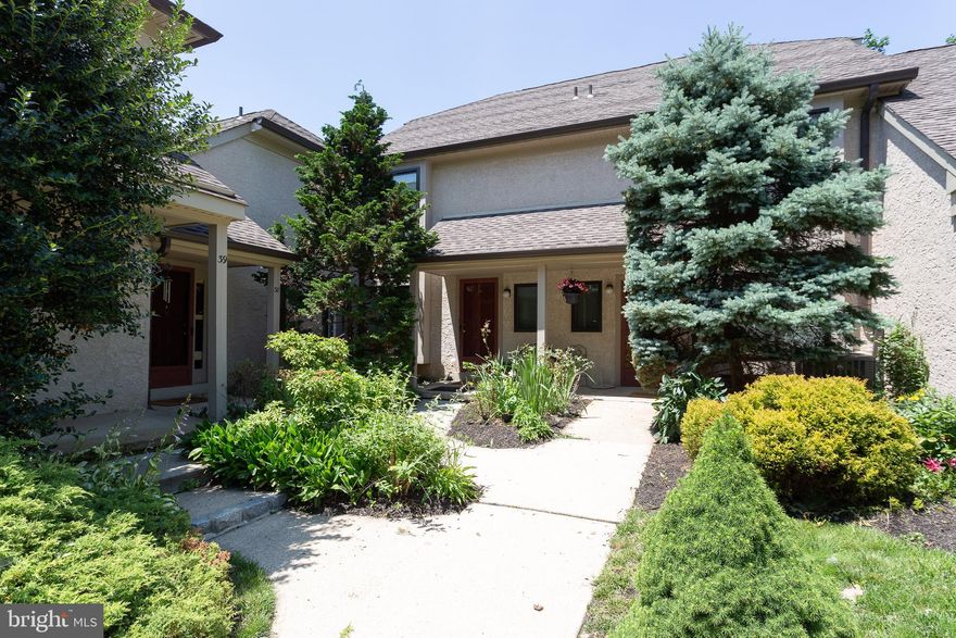 Desirable, impeccable  Oakmont Townhome in Media Boro! This townhome has it all! Located on the quiet and private side of the community,  3 Bedrooms 2  story townhome with a beautiful finished walk-out basement and 1 car garage is the gem you were looking for! Enter into the spacious dining room and fireside living room with sliders to a large deck overlooking nature. Brand new carpets throughout. Sunny and bright unit with huge picture windows in both the front and the back and a powder room near first floor entrance. Two large bedrooms upstairs ( one with its own deck), Jack and Jill fully renovated bath with jacuzzi tub and stand up shower. The fully finished basement is huge with carpets throughout, walk-in closet with build-ins and so much storage space, Laundry and a newer full bath!  Sliders open in the rear of the basement for convenient access to the yard and so much light! There is an invisible fence installed in yard and a designated dog walking area in the development! Convenient location close to downtown Media (Trader Joe's, restaurants & shops), highways and public transportation. Live a maintenance free and carefree life within walking distance to all the fun and festivities of State Street