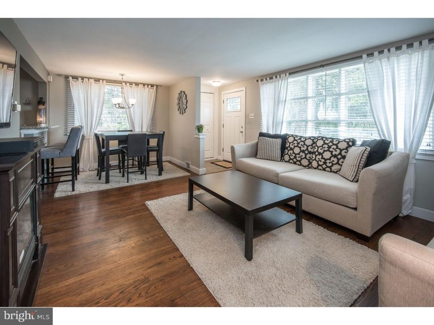 Fantastic ranch boasting a completely renovated interior! Enter into a spacious living room highlighting the open floor plan. A dining room leads to the updated kitchen featuring a breakfast bar. Enjoy the large, screened porch that opens to a fenced back yard. 3 bedrooms are serviced by a full hall bath. The finished basement hosts a powder room and access to the attached, 1 car garage.  Additional updates include refinished hardwood floors and custom paint throughout.  Located in the fabulous Springfield School District!