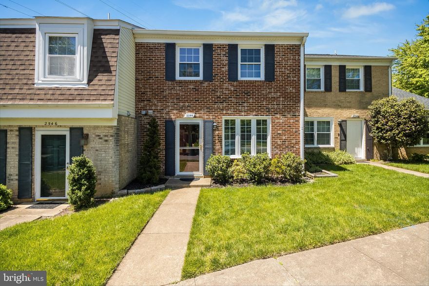 ***OPEN HOUSE CANCELLED***Welcome to 2544 Herrell Ct., an impeccably maintained 3 bedroom – 2 ½ bath brick-front townhouse, nestled in a quiet enclave of homes in the Dominion Heights community. This property reflects true pride of ownership and the quality is in the finishes. Freshly painted main floor and a remodeled laundry room and powder room are some of the latest touches given to the home. The quaint yet spacious open floor plan features beautiful hardwood floors on the main level, an updated kitchen with granite countertops and SS appliances and a fully fenced backyard with a large patio completed in 2020 ,  perfect for relaxing and entertaining. Roof 2020- HVAC & WH 2020. Conveniently located 1.5 miles from the West Falls Church Metro and just minutes to 66 & 495 this home makes it an ideal spot for commuters. Enjoy shops and dining at the nearby popular Mosaic District or hop on the W&OD path for a walk, run or bike ride. One parking spot assigned and ample guest parking within the community. Low HOA fees. All of this and more makes this home a true gem!