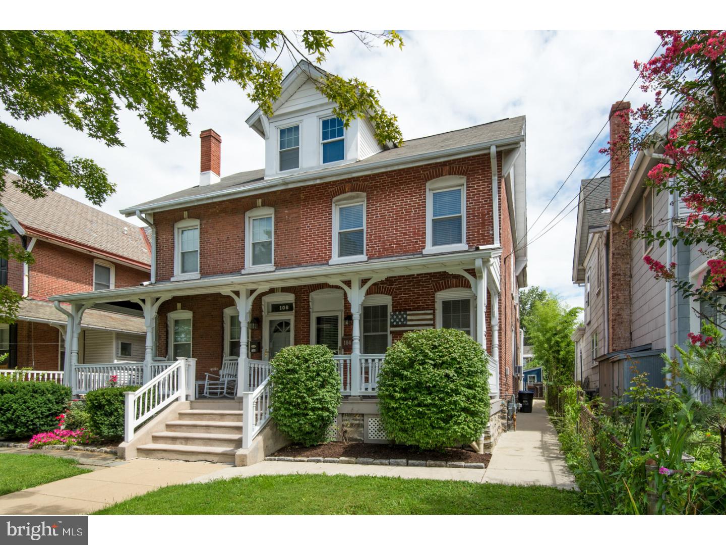 Short walk to Fayette Street and the best that Conshohocken has to offer, this 3 story twin is right in the heart of this fantastic, walkable, Main Street area featuring restaurants, bars, shops and more.. An open first floor layout, with creative modern finishes throughout the dining/living room space that leads into the bright, fresh kitchen complete with breakfast bar and stainless steel appliances. Kitchen leads to laundry/butlers pantry offering great storage, convenience and powder room. Second floor bedrooms mimic the creative touches throughout the first floor and are spacious with hardwood floors and lots of closets. The full bathroom has been updated as well. The third story is home to a quiet master retreat with built in dressers and sliding panel door entrance. Comfortable front porch to enjoy cool summer evenings, rear covered patio will make all weather get togethers possible. Large elongated rear yard allows the possibility of adding parking spaces or the potential for a garage and still have a yard (check with borough for any zoning requirements). Must see stylish home in a current location! Seller will review all offers beginning Monday Aug 6th at 5pm.