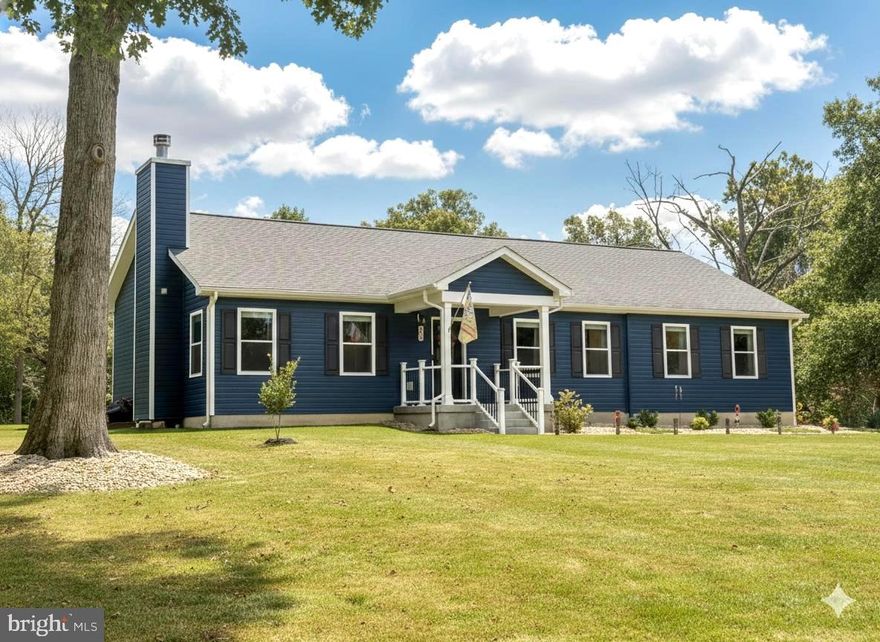 This 4 Bed, 2 full bath home was BUILT NEW from the foundation up in 2022! Enjoy peaceful country living in this private setting with beautiful views, a large level lot, and gentle rolling hills. Nearly everything is new — roof, trusses, walls, insulation, drywall, paint, LVP flooring, carpet, plumbing, electrical, and HVAC. Gorgeous kitchen with new custom cabinets and black stainless steel appliances. Updated bathrooms, cozy stone fireplace, and modern finishes throughout. Enjoy the spacious deck and inviting front porch. Exterior features include a 24x24 metal pole barn/shop/garage (2023) with electric, RV or EV electric hookups, Green Giant Arborvitae for added privacy, and a new pool (2024) for summer fun. Turnkey property ready to enjoy!