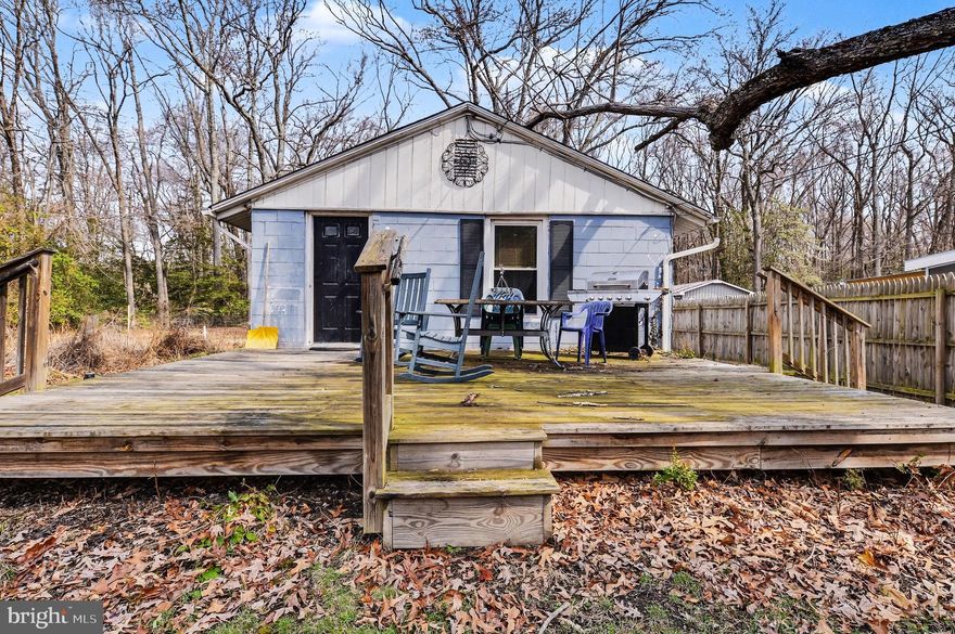 Charming Coastal Opportunity Near the Chesapeake Bay

Discover the potential of this charming, one level home with 2-bedroom, 1-bath home situated on a cleared and level 0.52-acre lot, just blocks from the beautiful Chesapeake Bay.  

The property features private well (replaced in 2020) and septic, offering flexibility and lower utility costs. Whether you're looking for a great rental investment, weekend getaway, or the perfect site to build your dream home, this property provides endless possibilities.

With its spacious lot, desirable location near the water, and investment potential, this is a rare opportunity to enjoy the coastal lifestyle while securing a valuable piece of property near the Chesapeake Bay.