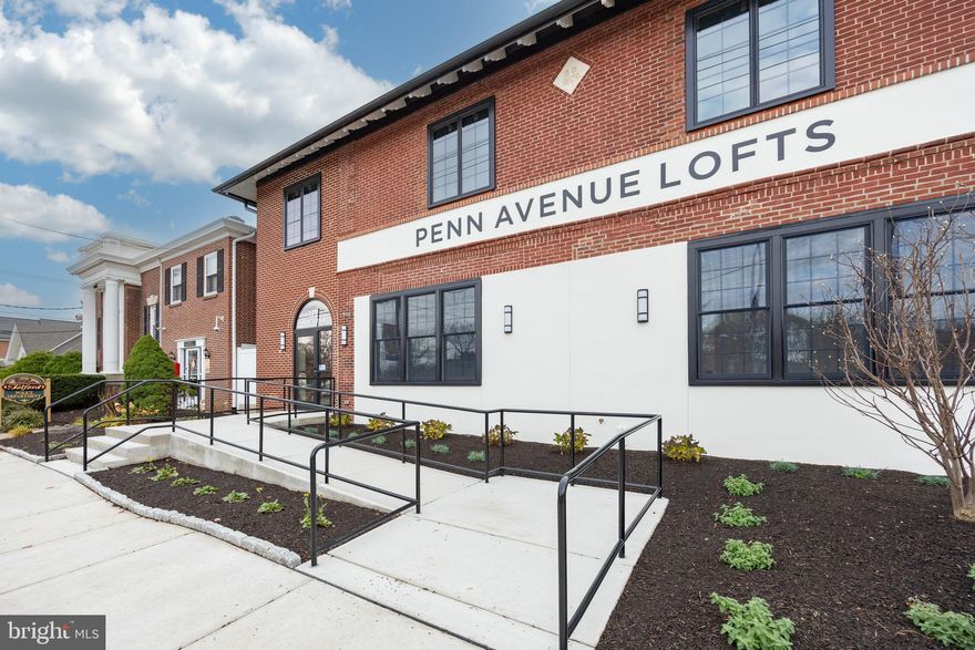 Introducing  Penn Avenue Lofts in Telford!  This beautiful apartment building features  9 one bedroom, one bath suites.  Everything is brand new with a modern architectural flair.   Each suite has its own unique floor plan.    Features include hardwood floors, recessed lighting, kitchen islands and cathedral ceilings.  Adding to the building's charm are large windows with deep sills.    Every suite has its own refrigerator,  built-in microwave, dishwasher and washer/dryer.   Verizon Fios available.  Close to Route 309 and access to shopping.  Available Immediately.  No pets or smoking.  $1700/month + utils