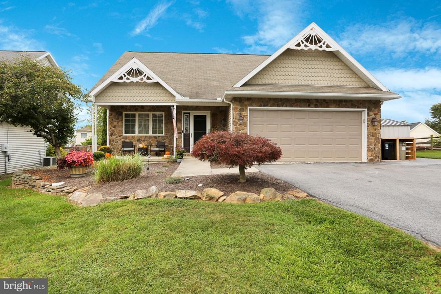 Situated in the desirable Tree Tops community, this cute home offers vaulted living room,  remodeled 22 handle kitchen with granite countertops, breakfast bar, deep sink,  and tile backsplash, dining area, first floor family room with wood pellet stove,  laundry and full bath.  Upstairs you will find 3 nice size bedrooms.  Master bedroom has walk in closet and access to another full bath.    There is also a convenient laundry chute located on this level.  The downstairs is partially finished- just needs finishing touches for additional living space.  Outside you will enjoy a spacious fenced in yard, and patio great for all your outdoor activities.  There is even a popular firepit area already set up.  A new roof is scheduled to be put on in October.  Newer carpet, sump pump, garage doors,  and toilets.  Come    take a look, this home won't last!