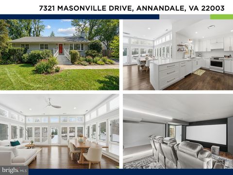7321 MASONVILLE DRIVE ANNANDALE VA 22003