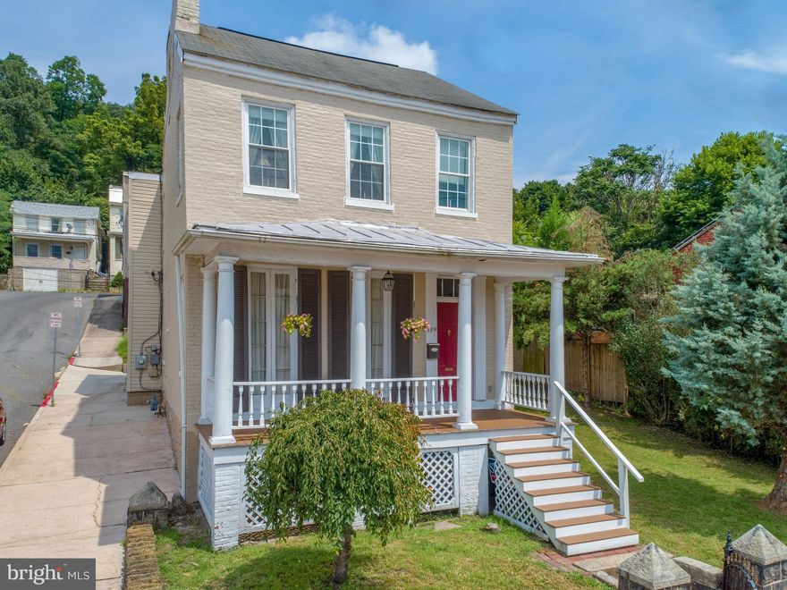 Whoa! What an extraordinary home! This lovingly restored 1830's Federal Style home has been tastefully renovated from top to bottom with no expense sparred. Featuring original plank floors, 5 fireplaces, a gourmet kitchen, upper level laundry, 3 large bedrooms, 2.5 luxurious bathrooms, and a finished basement. Outside you'll find a private yard, and off street parking! Ask about 3% closing help!