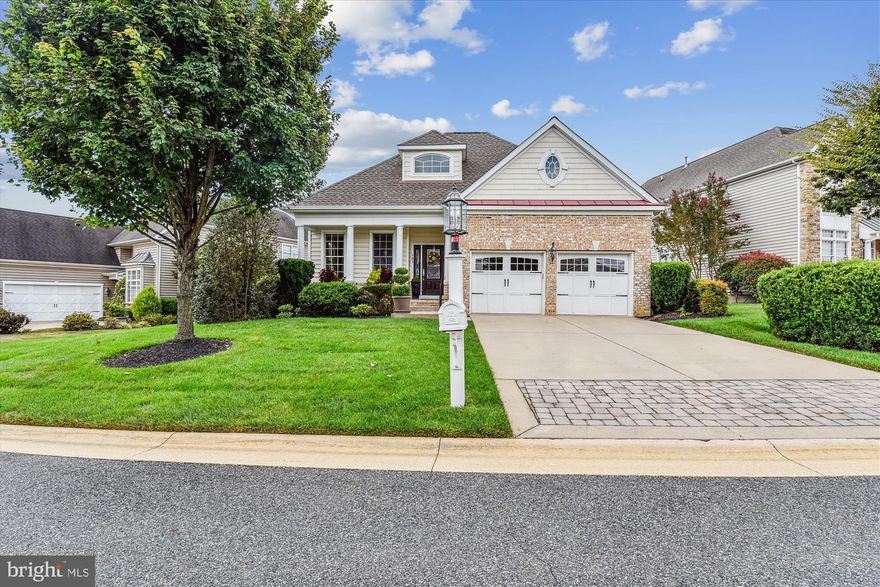 Welcome to luxury living in the gated Bulle Rock Community with resort- style amenities.  Former model home with exceptional upgrades. This beautifully appointed 3-bedroom, 3-bath rancher offers the perfect blend of elegance, comfort, and versatility.  Highlights Include:   Elegant barrel & tray ceilings, built-in bookcases, gourmet Kitchen with a large island, Corian Quartz countertops, under counter lighting, gleaming hardwood floors, abundant natural light, and fully finished lower level with full bath and two bonus/flex rooms – ideal for a home office, gym, or guest suite. Recent Updates include: New roof (2024), New gas furnace (2024), New gas water heater (2023) Exterior Features: Front porch, private courtyard with tranquil fish pond, covered porch off the Primary Bedroom featuring a double-sided gas fireplace, private patio off lower level.  professionally landscaped yard with irrigation system.  Prime Location: Convenient access to major commuter routes. Minutes from charming downtown Havre de Grace, waterfront parks, and shopping. Live the lifestyle you deserve in Bulle Rock – where every day feels like a getaway.