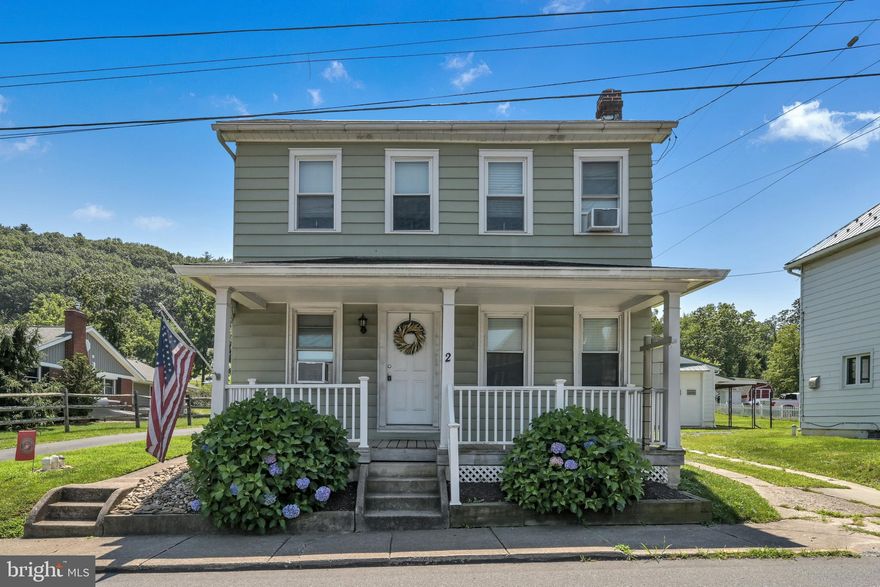 **MULTIPLE OFFERS HAVE BEEN RECEIVED.  ALL HIGHEST AND BEST OFFERS ARE DUE BY 10 PM SATURDAY, AUGUST 9TH. THE SELLERS WILL BE MAKING A DECISION BY EARLY AFTERNOON SUNDAY, AUGUST 10TH.**
Welcome to this move in ready home at 2 Chestnut Street in Lenhartsville!  When you open the front door, you step into a foyer area which directly opens into a large, clean,  upgraded kitchen with a lovely island and ample cabinet and counter space.  The first level also includes a living room with lots of natural light, a full bathroom with new flooring, a laundry area, and two storage closets.  On the second floor you will find the two bedrooms with 3-years new fresh paint and new carpeting.  If you are looking to entertain outside, there is a covered porch on the front of the home and a stone patio area in the rear yard.  The backyard is also fully fenced and there is ample parking for your guests in the driveway.  You will easily find yourself feeling at home at 2 Chestnut Street, so schedule your showing today.